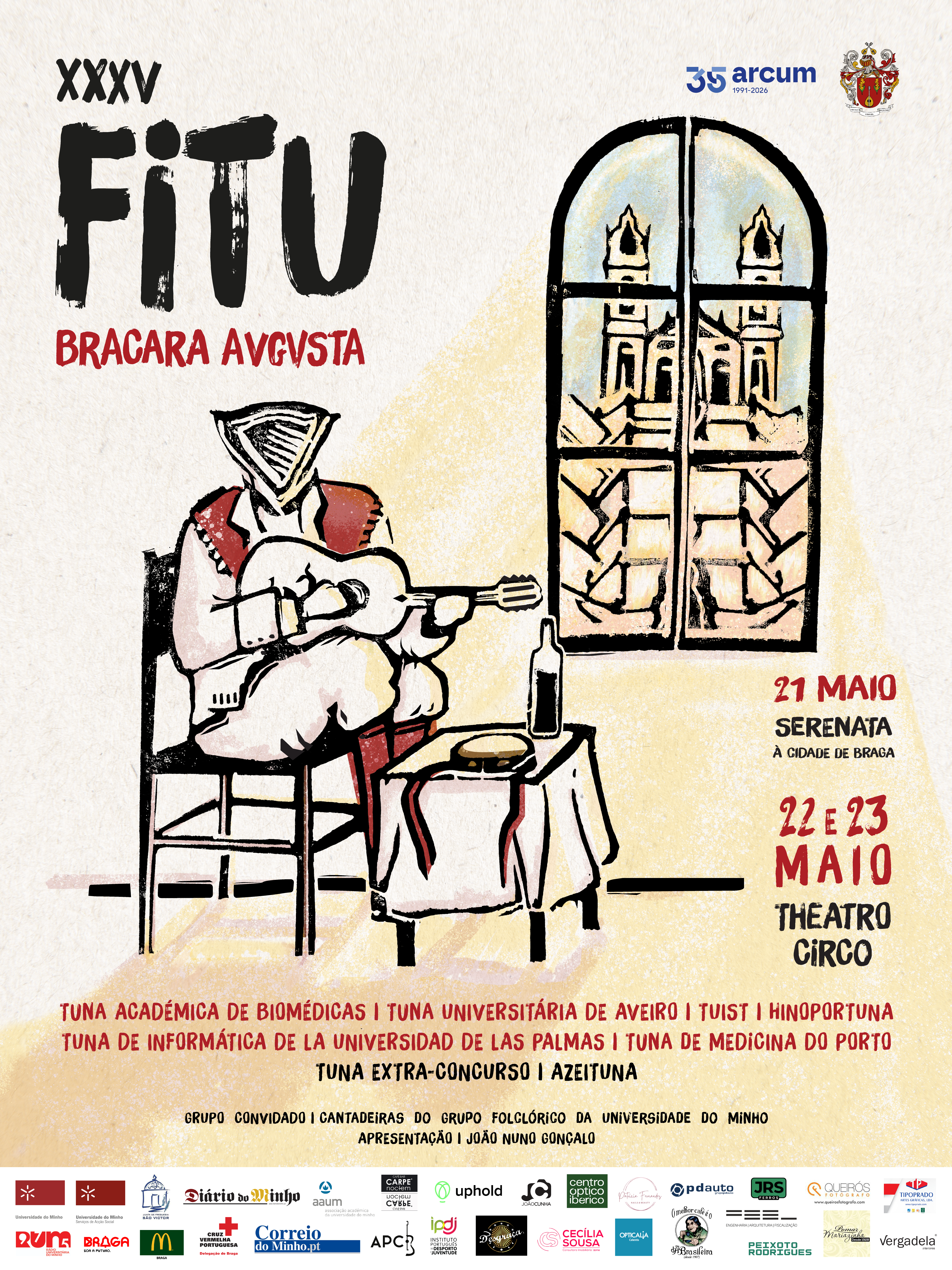 XXXV FITU Bracara Avgvsta event poster